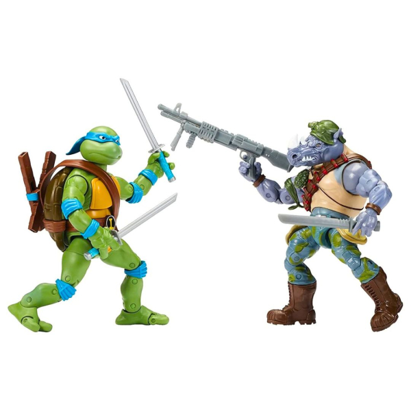 Teenage Mutant Ninja Turtles Leo vs. Rocksteady, Kampf Szene ohne Packung